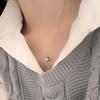 Schlichtes Temperament Schlüsselbeinkette Halskette für Damen Trendiger Leichter Luxus High-End Design Nischen-Halskette
