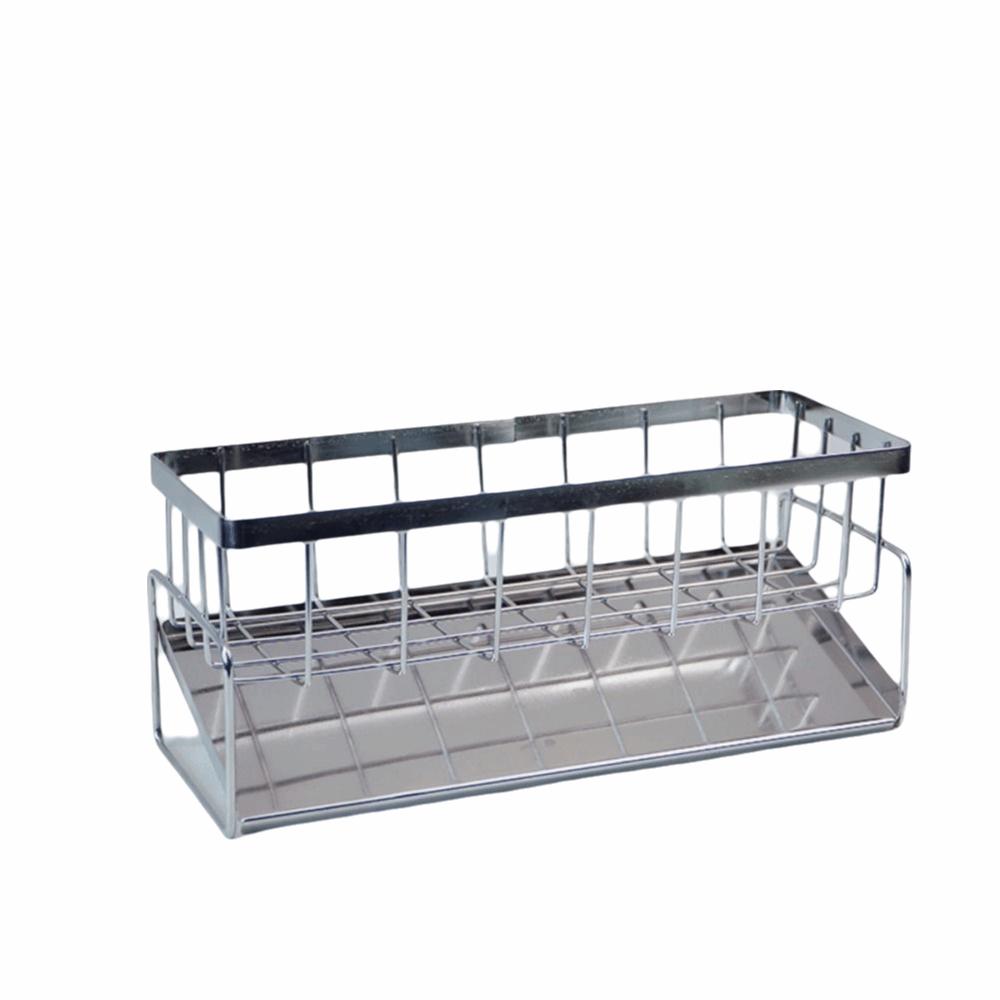 Stainless Steel Kitchen Sink Draining Rack Multi-Functional Sink Organizer Kitchen Countertop Without a rag bar