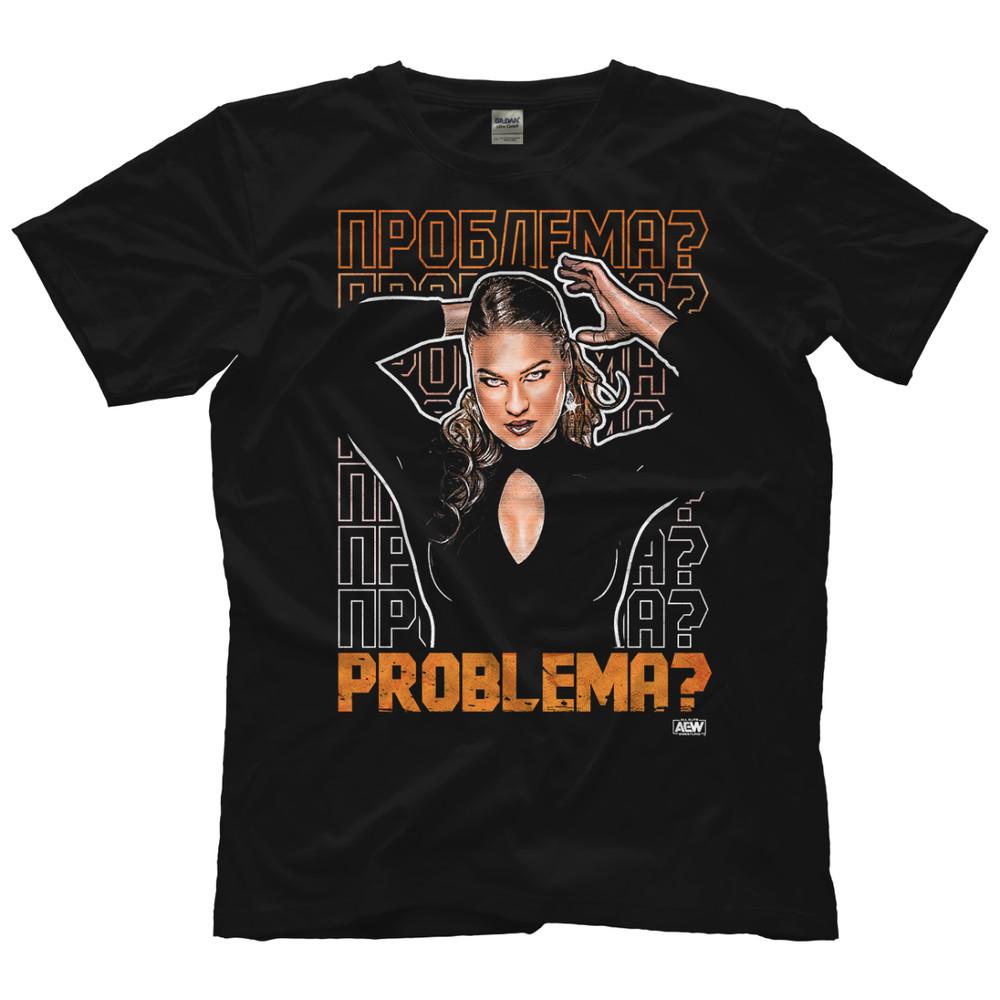 Marina Shafir  Problema? AEW Official TShirt Unisex T-Shirt XL