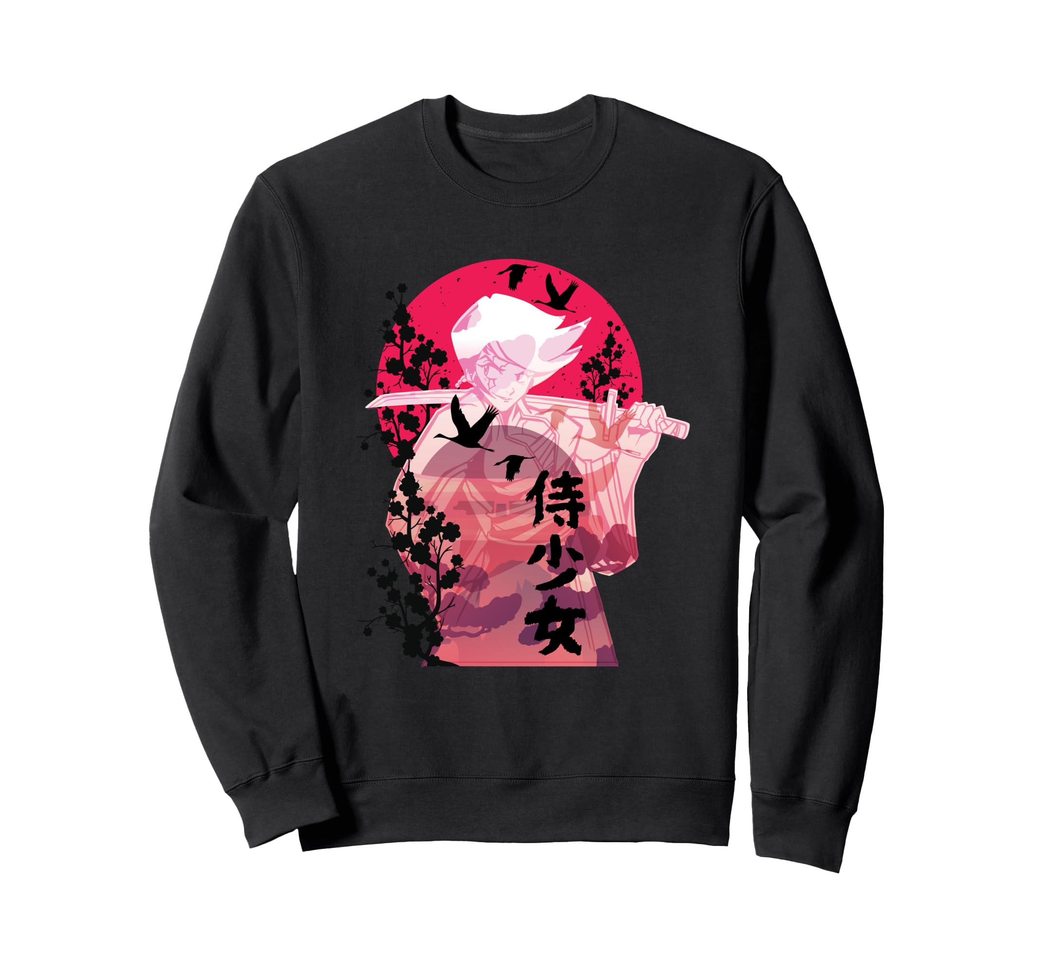 Anime Samurai Girl Sweatshirt