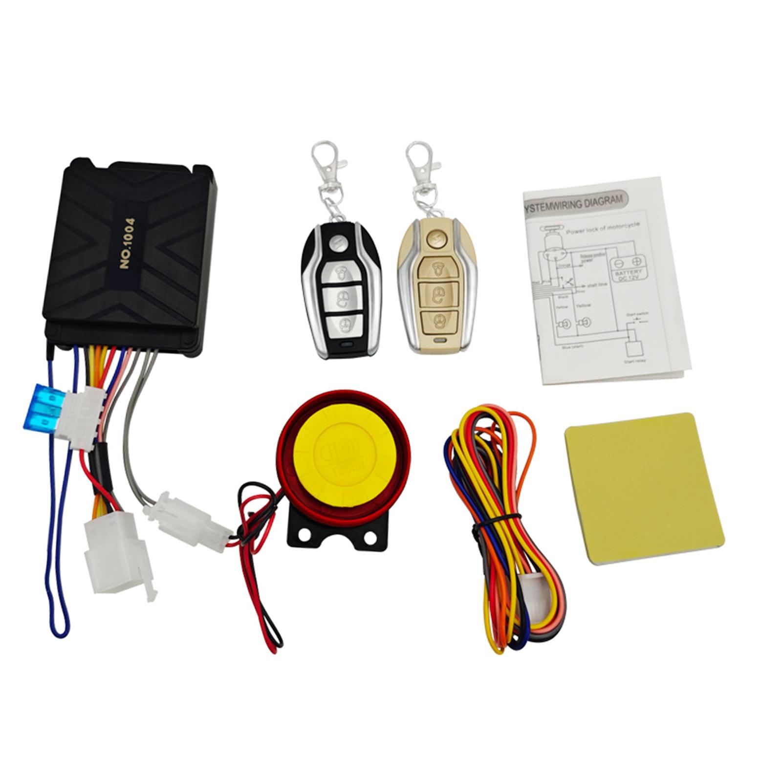 

Motor Scooter Anti Theft Device Automatic Lock Release System Water Resistant ABS Material Simple Installation Process 1