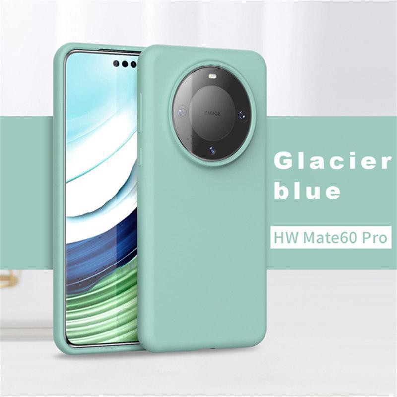 For Huawei Mate 60 Solid Color Case TPU Original Liquid Silicone Phone for Huawei Mate 60Pro 60 Pro Cover Anti-knock Accessories