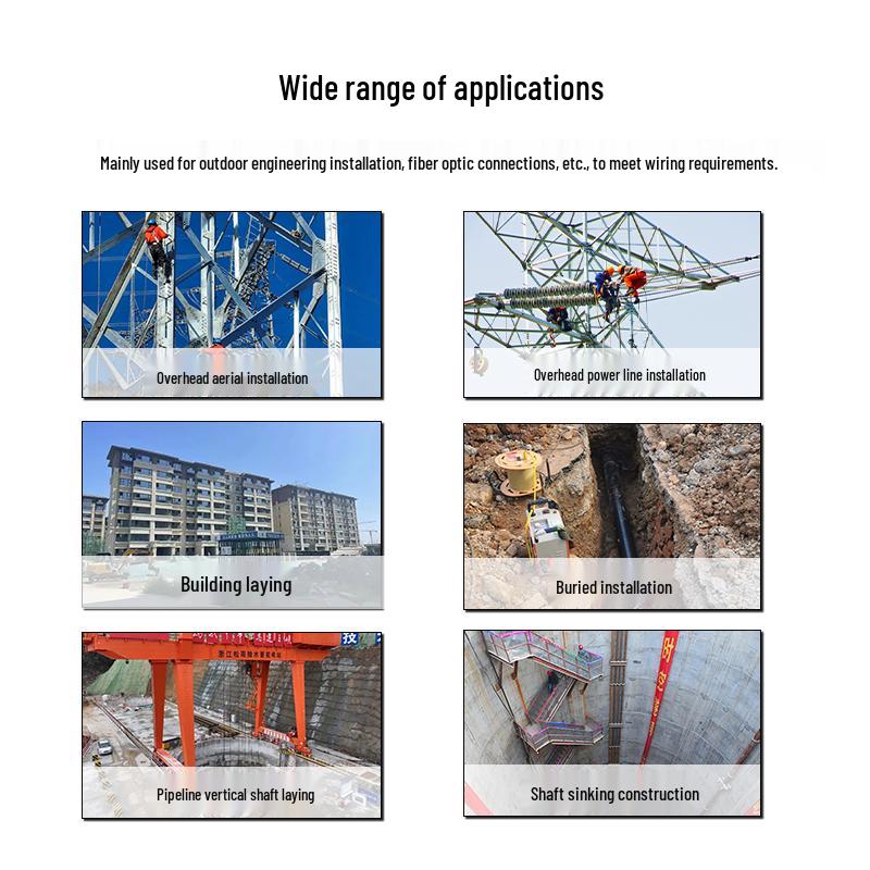 Suhao GYTZA 8-kärnig utomhusbepansrad singelmodig fiberoptisk kabel
