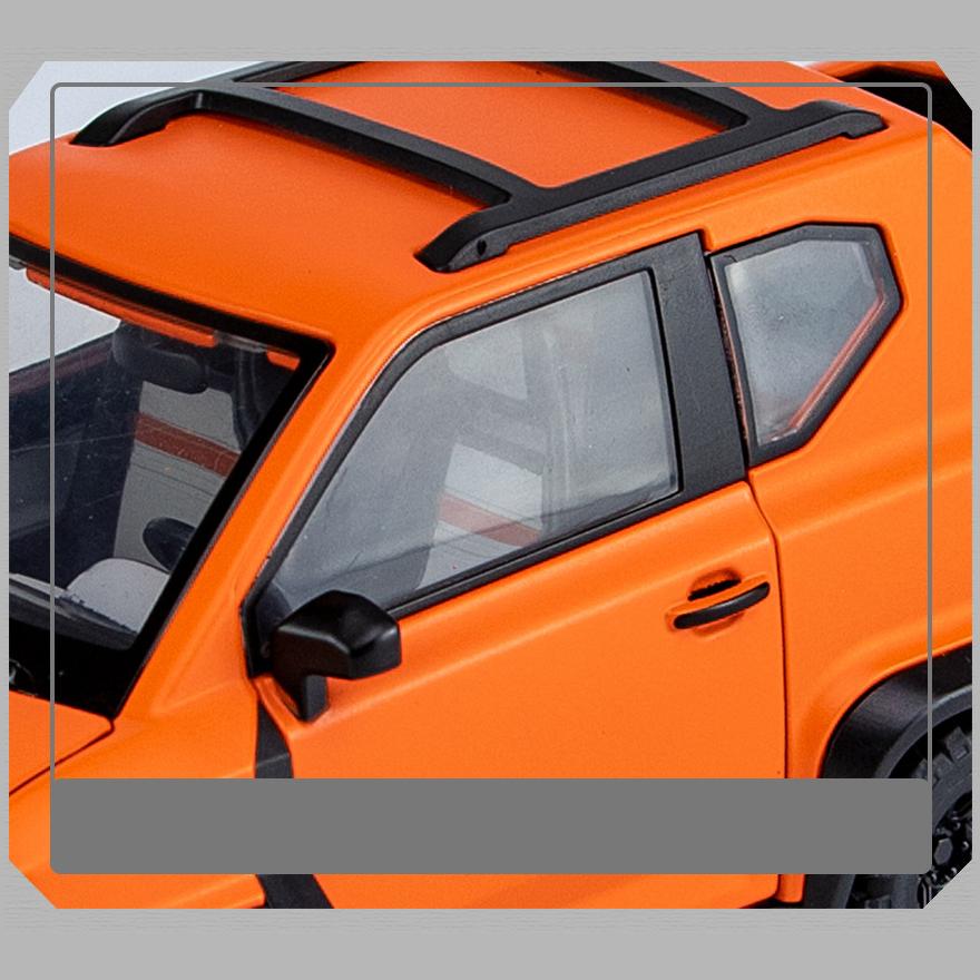 1/18 mastelio WULING MINI EV 6X6 liejimo automobilio modelio žaislas, patraukiama atgal žaislinė transporto priemonė su garsu ir šviesa, skirta vaikams, mažiems berniukams, mergaitėms, dovanų kolekcija