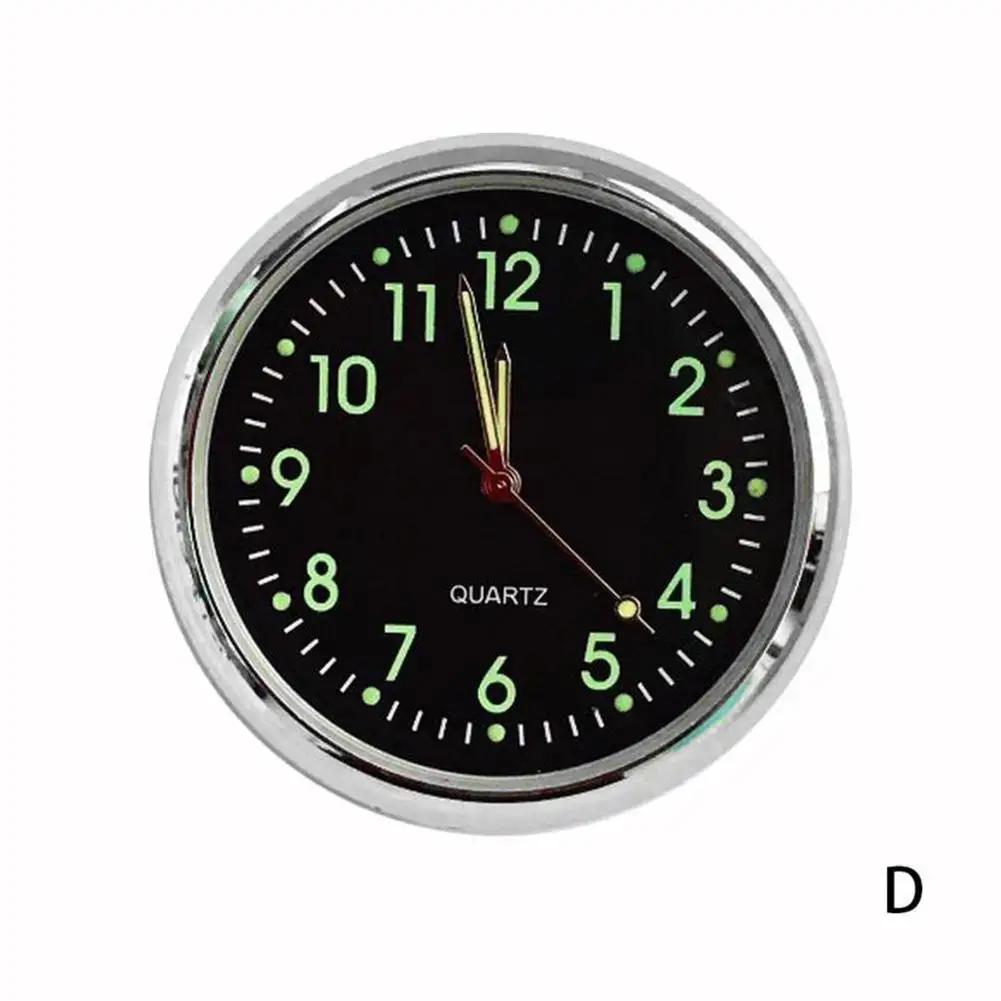 NEW High-end Mini Car Quartz Clock Luminous Automotive Watch Vent Car Timing Small Digital Clock Analog Clock Car Dashboard Q5Y6