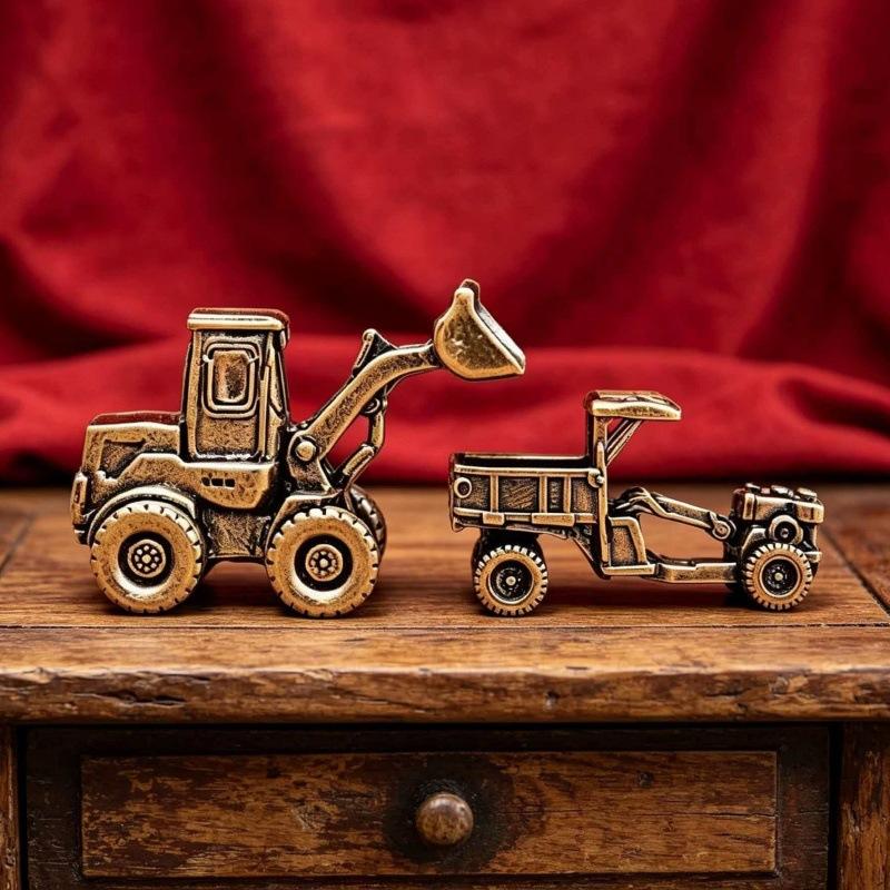 Figure Home Decor Engineering Vehicle Mini Ornament Excavator Truck Micro Landscape Desktop Decoration