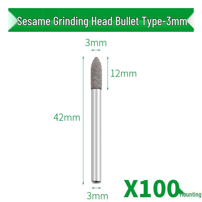 Gummi- und Sesam-Schleifkopf für Metall-, Jade- und Formenpolitur