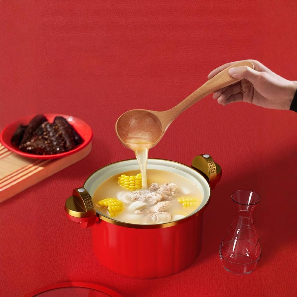 Micro Pressure Pot 7L Heat Resistant Soup for Milk Pasta Noodle Cereals