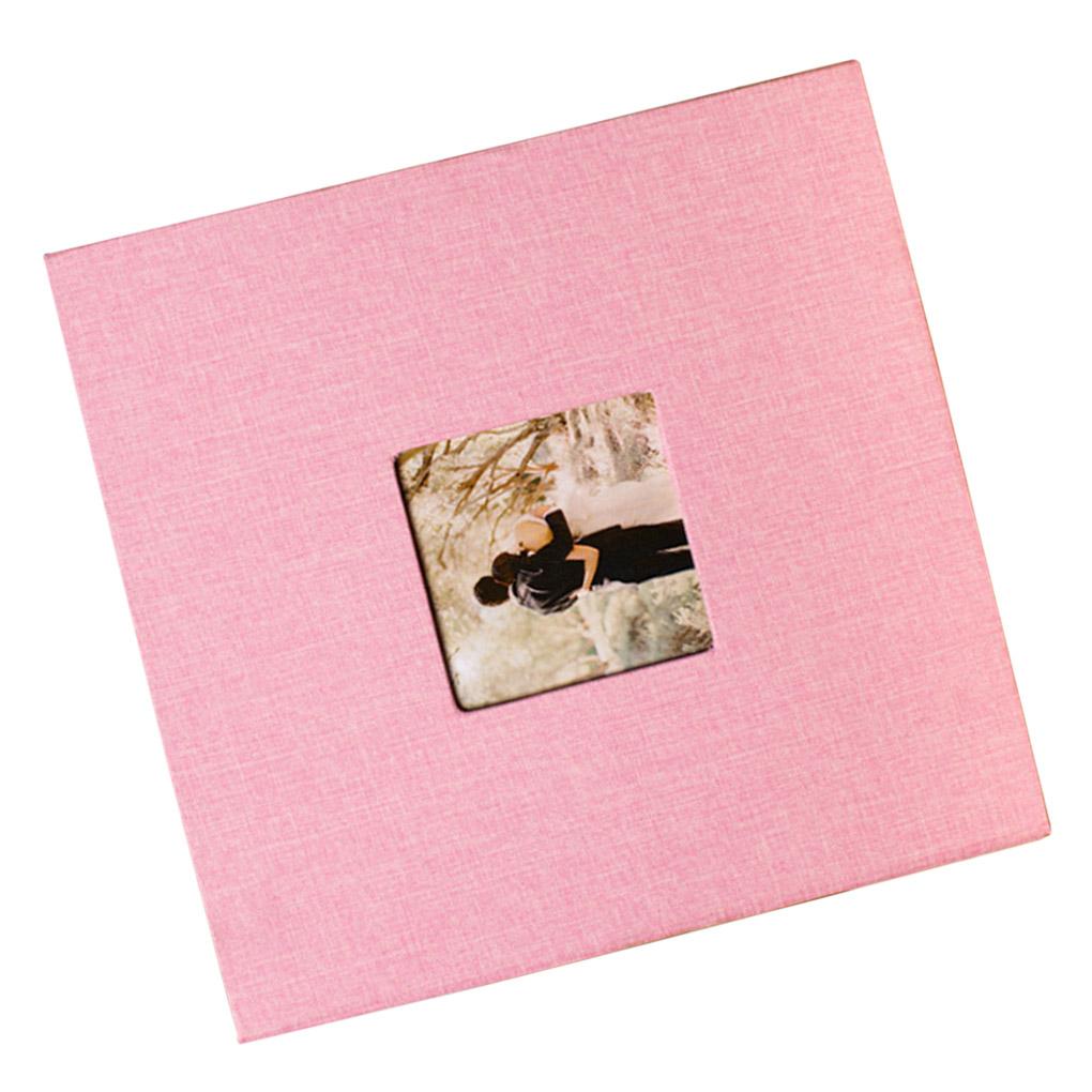 Capa de Tecido Álbum de Fotos Autoadesivo Feito à Mão DIY Scrapbook Casa Aniversário