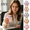 Cat Stress Relief Toy with Basket & Accessories, Slow Rebound Simulated Kitten Fake Squeeze Toy, Soft Stretchy Animal Fidget for Desk Decoration Toys