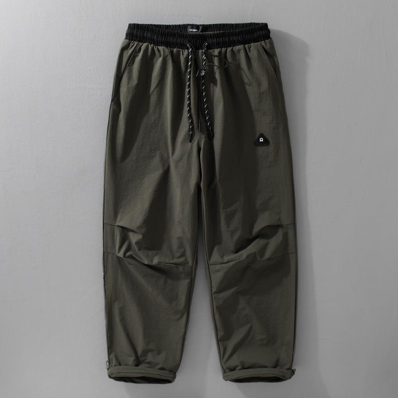 Men's Loose Fit Casual Pants K213 - Comfortable Outdoor Workwear for Spring and Summer