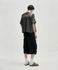 NOT4NERD Knee Tuck Parachute Cargo Bermuda Shorts - Black