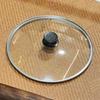 Durable Universal Pot Cover Tempered Glass Round Pot Lid Visible Stainless Steel Cookware Parts Kitchen Accessories