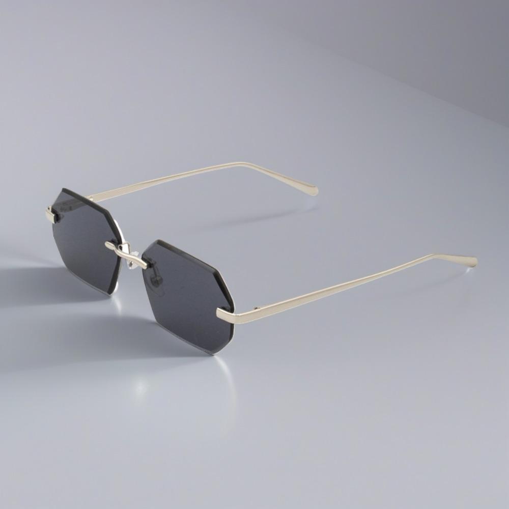 Vision Care Frameless Sunglasses Lightweight Men UV400 Eyewear Trendy Sun Glasses  Travel