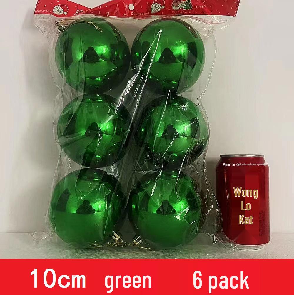 Custom Electroplated Round Christmas Hanging Ornament