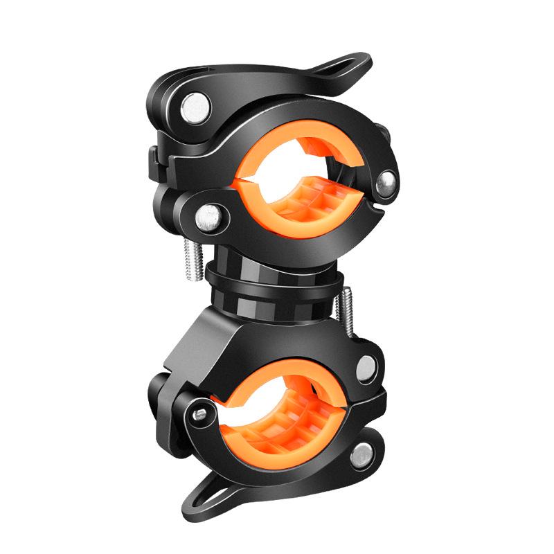 360° Rotating Bicycle & Motorcycle Flashlight Mount Clip