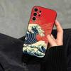 G-Great Wave Off Kanagawa Phone Case For Samsung S25,S24,S21,S22,S23,S30,Ultra,S20,Plus,Fe,Note,10,9,5G Black Cover