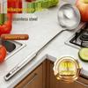 Stainless Steel Non-stick Wok Spatula and Soup Ladle Set with Long Handle