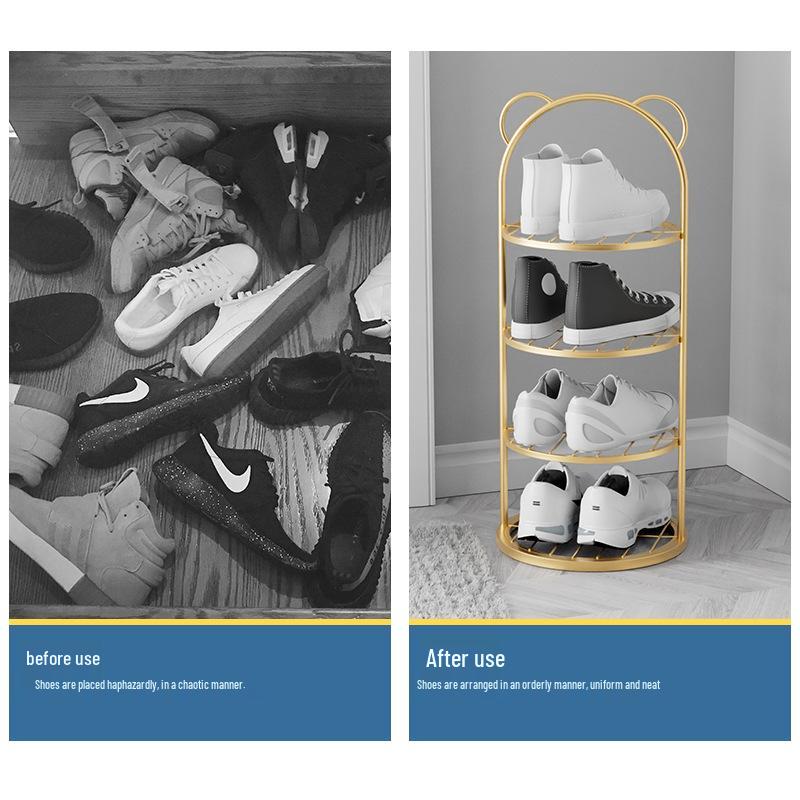 Compact Shoe Rack: Space-saving, Durable, Multi-layer Storage for Small Spaces and Doorways
