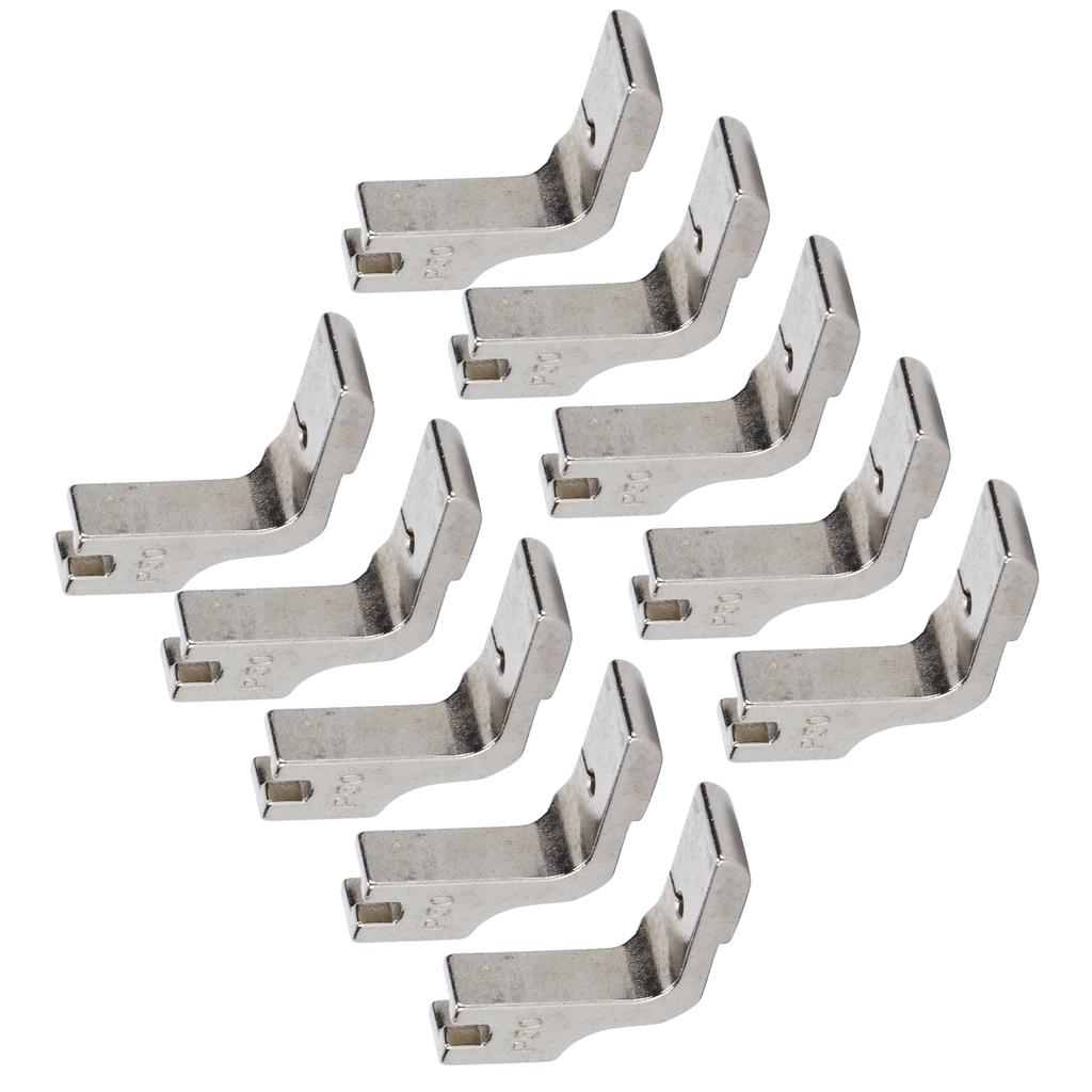 10 Stück Kräuselfuß Edelstahl Universal Industrie-Nähmaschinen Zubehör