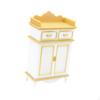 1/12 Scale Dollhouse Miniature Cabinet,Decorative,Tiny Micro Scene Decoration Lightweight Sturdy