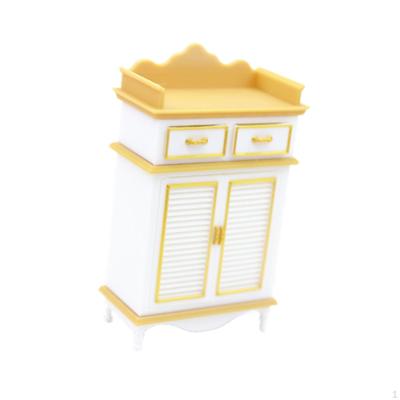 1/12 Scale Dollhouse Miniature Cabinet,Decorative,Tiny Micro Scene Decoration Lightweight Sturdy
