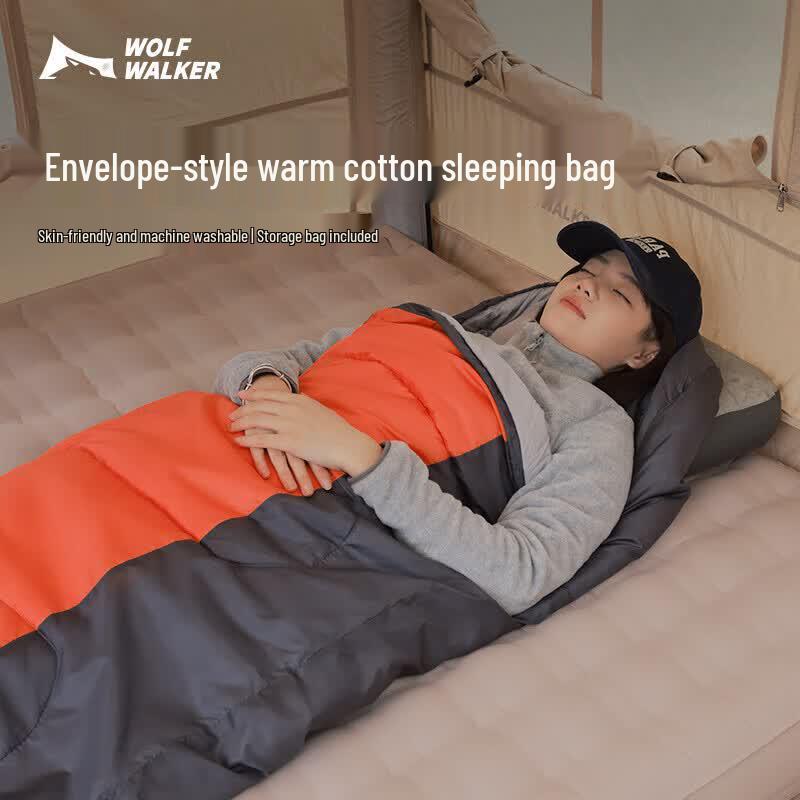 Wolf Walker LXZ-2030 Outdoor Envelope Sleeping Bag