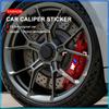 6pcs/Set Sport Car Brake Caliper 3D Sticker Auto Wheel Hub Stickers For BMW E34 E46 E39 E38 E90 E60 E36 F30 F30 F10 E92 E38 E91 G30 G38 M3 M5