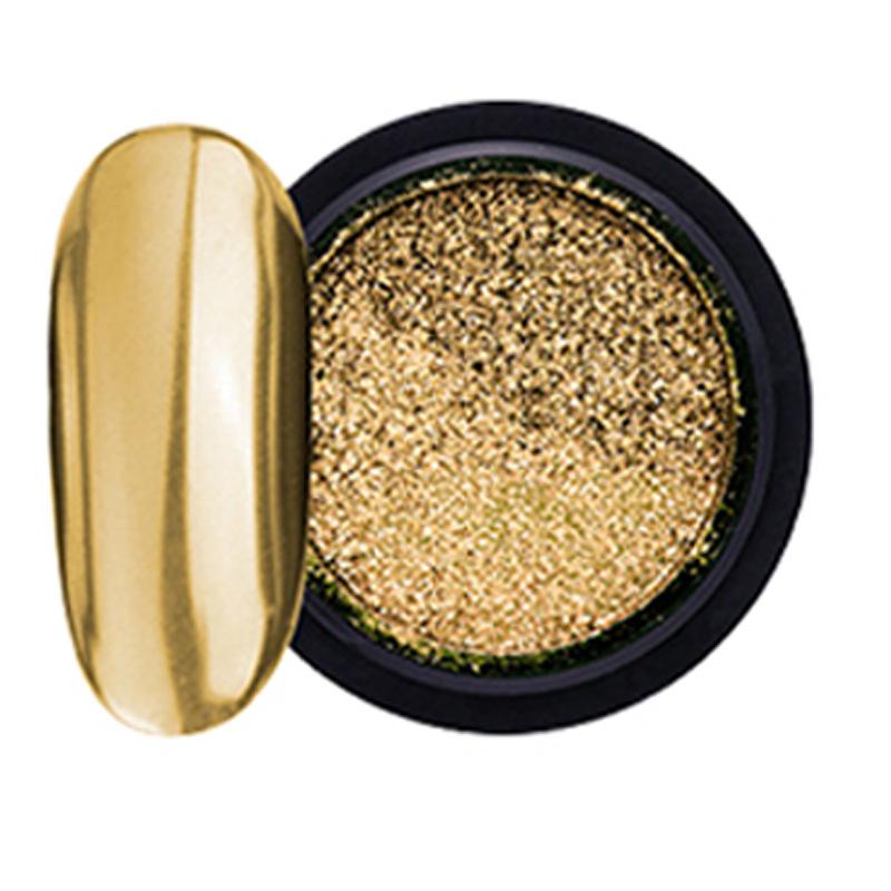 Nail Mirror Powder Pink Silver Gold Champagne Metal Effect Nail Art Glitter Dust