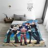Fairy Tail Anime Knitted Blanket Flannel Cartoon Super Warm Throw Blankets for Bedroom Sofa Bed Rug