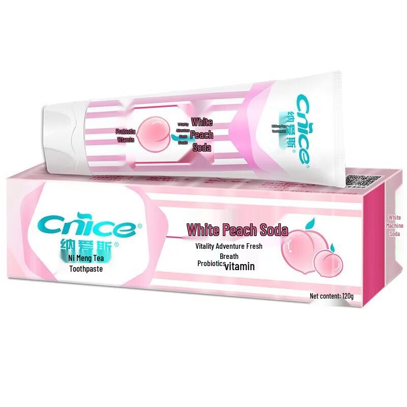 Nice Advanced Care White Peach Soda Toothpaste 5-Pack