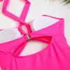 2025 European & American Sexy Tie-up One-piece Swimsuit Bikini