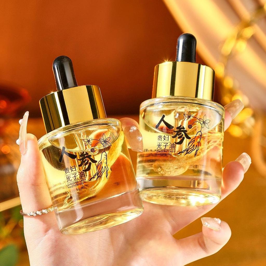 Ginseng Anti-aging Firming Face Oil - 40ml Facial Treatment Serum for All Skin Types