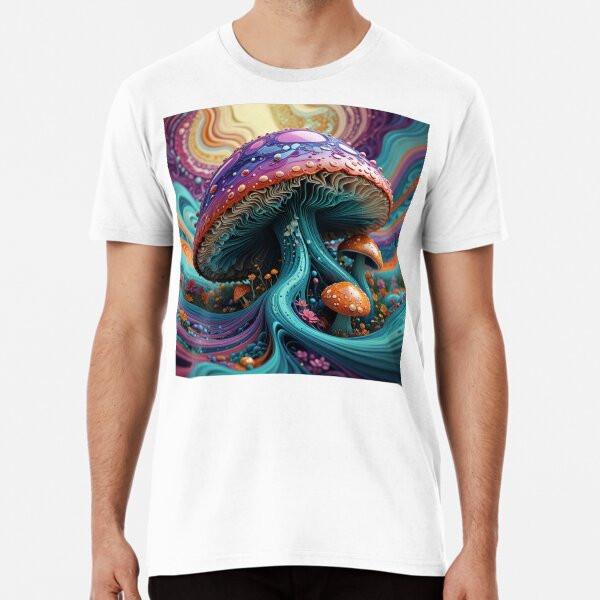 Vibrant Fantasy Mushroom Forest S To 5XL Made In the AU/USA T-Shirt