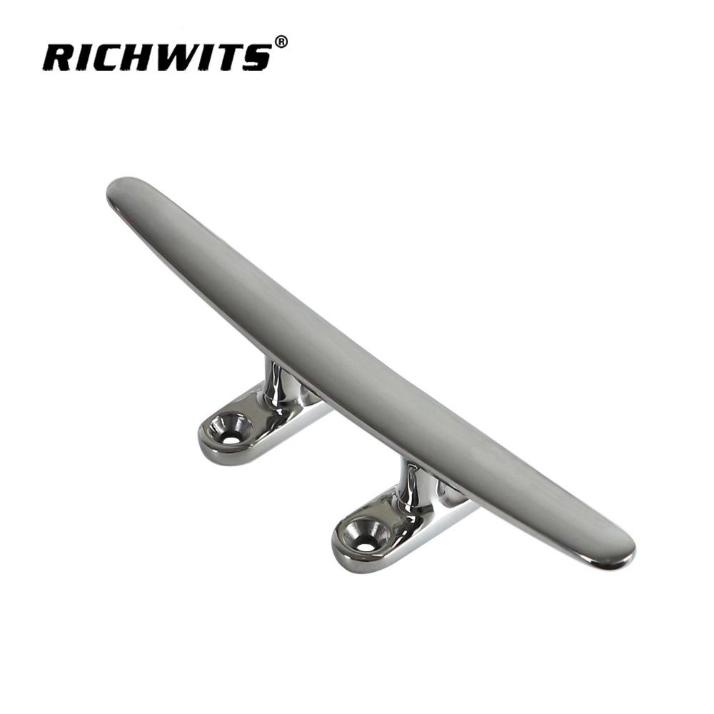 

Нержавеющая сталь Морской яхтенный кнехт: Легкий и Сверхпрочный Плоский Рог Швартовный Кнехт 4-inch, 54g