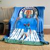 Manchester Haaland Designed Flannel blanket for bedroom, living room, sofa, and nap