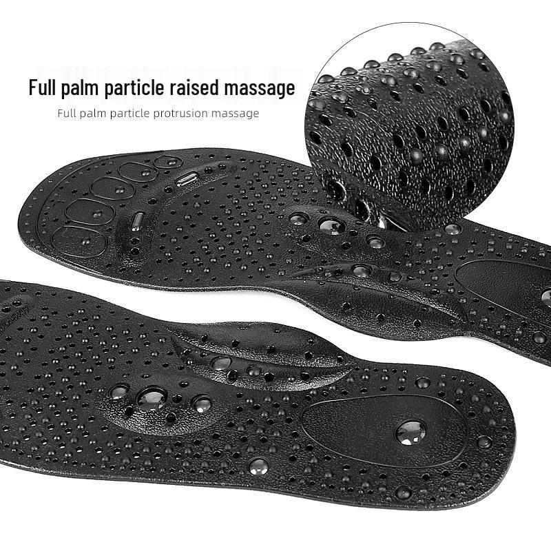 Unisex Arch Support Magnetic Therapy Insoles with 8 Magnets – Breathable Massage Walking Pads