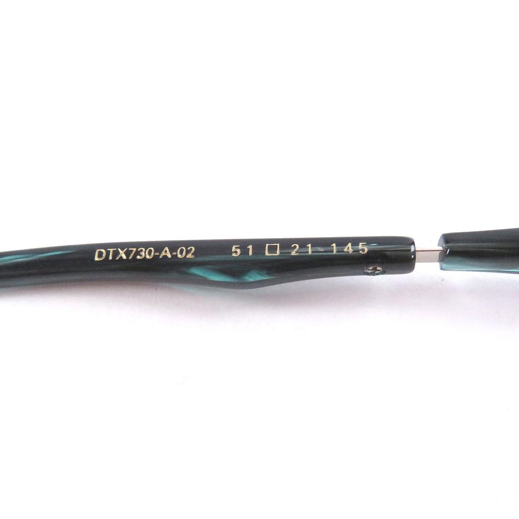 Excellent DITA Glasses LINEUS-TWO Marble Pattern Boston Used