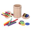 Juguetes de Aprendizaje 2 en 1 para Clasificar Colores Vaso Educativo para Clasificar Colores Cognición del Color Temprana para Bebés