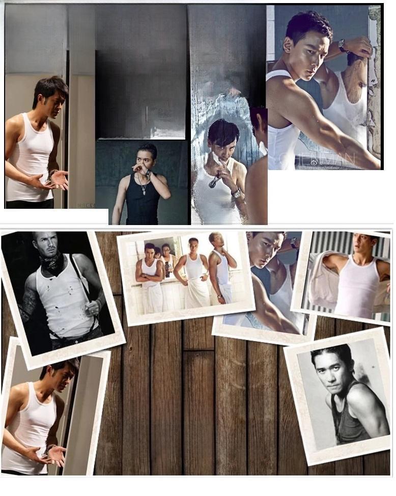 Men's Korean Style Slim Fit Cotton Square Collar Vest for Summer