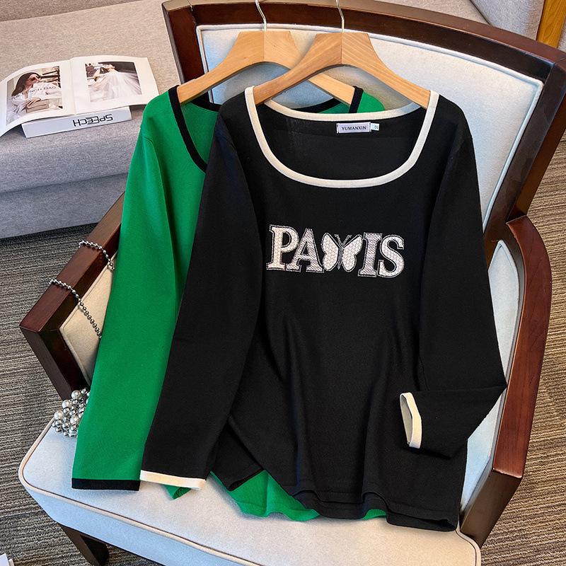 

Plus Size Women s Loose Knit Pullover Sweater, Bust 150/160, 200-350 Jin, Model 8501 4XL