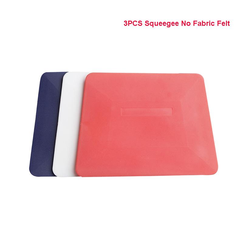 Trapezoid Card Squeegee Car Window Tint Vinyl Wrapping Squeegee Plastic Card Scraper with Different Hardness PPF Film Tools
