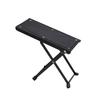 Guitar Foot Stool 4 Position Height Adjustable Foldable Guitar Pedal Foot Rest Step Footstool Black for Guitar Pedal Mini Tools