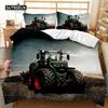 Truck Duvet Cover Set Automobile Blue Monster Pickup Truck Off Road Vehicle Bedding Set for Boys King Size Polyester Quilt Cover