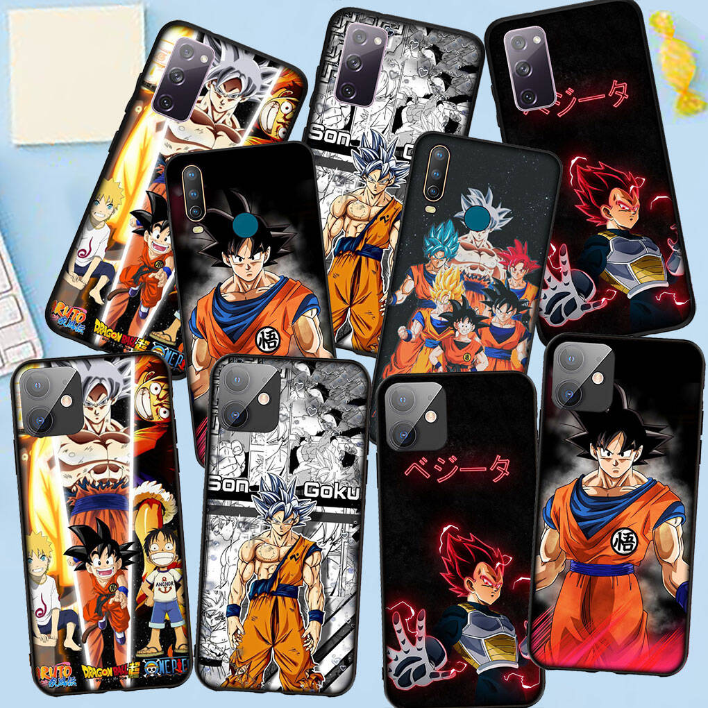 Phone Case for iPhone 17 15 16 Plus XR Redmi Note 14 12 11 13 Pro Max Huawei P30 P20 Lite OPPO A60 A40 A80 A18 A16 A54 Anime Dragon Ball Z Goku Cover