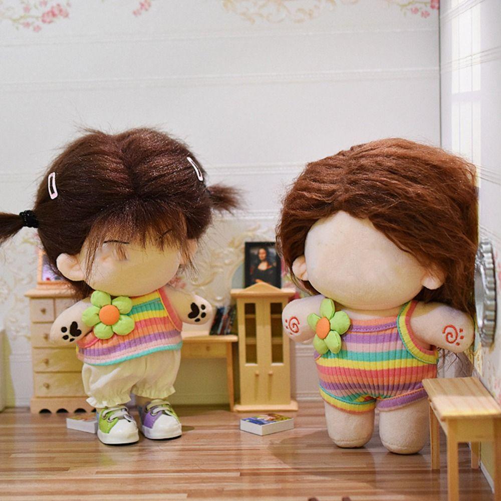 Dress Game Summer Outfit Miniature Sling Trousers 20cm Doll Clothes Dolls Accessories 3D Flower
