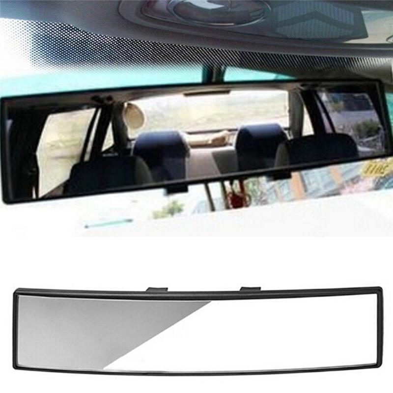 Universal 270mm Long Wide Angle Clip On Convex Curve Rear View Mirror for Car