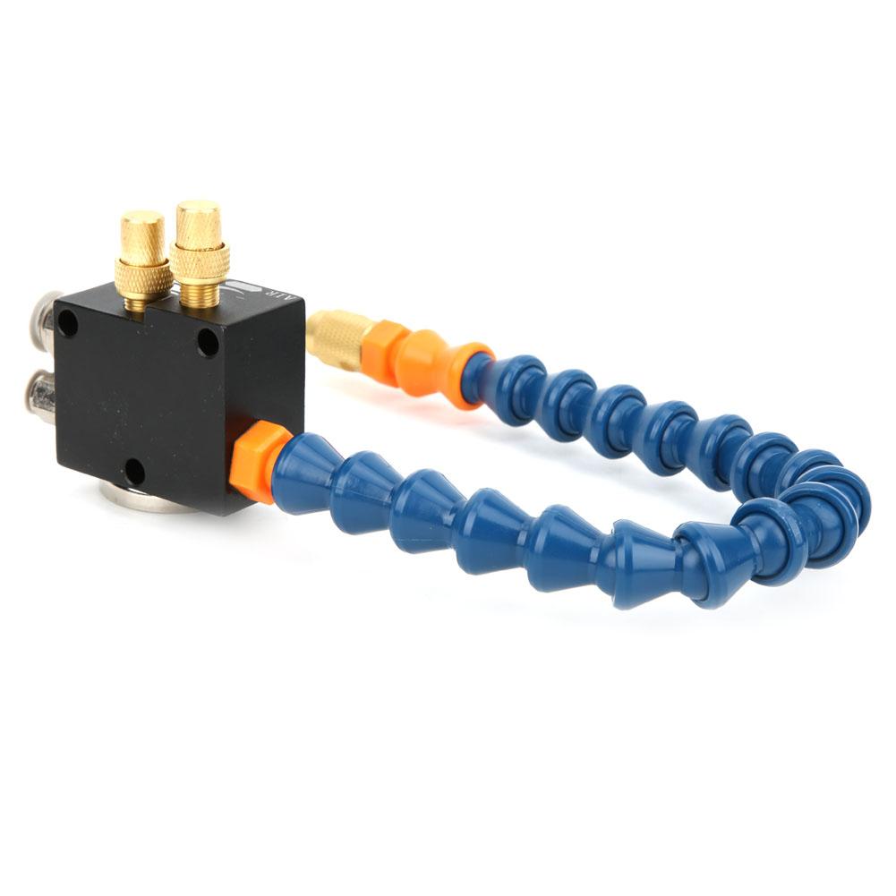 Mist Coolant Lubrication Cooling Sprayer Universal Brass Spray Port CNC Engraving Machine