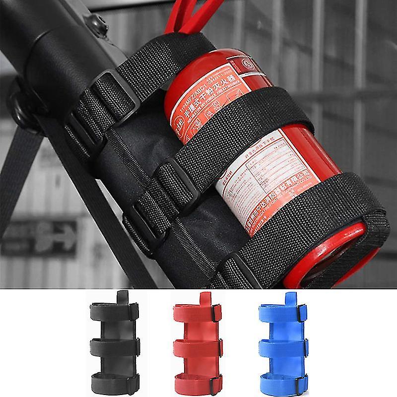 Adjustable Extinguisher Mount Strap Oxford Cloth Car Roll Bar Fire Extinguisher Holder Belt For Jeep Wrangler Tj Jk Jl 1997-2018