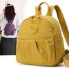 Leichte wasserdichte Nylon-Tasche gefalteter Pendler-Rucksack einfarbig Damen-Rucksack